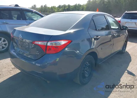 2016 Toyota Corolla Le z USA, uszkodzony, nr VIN 5YFBURHE3GP564887